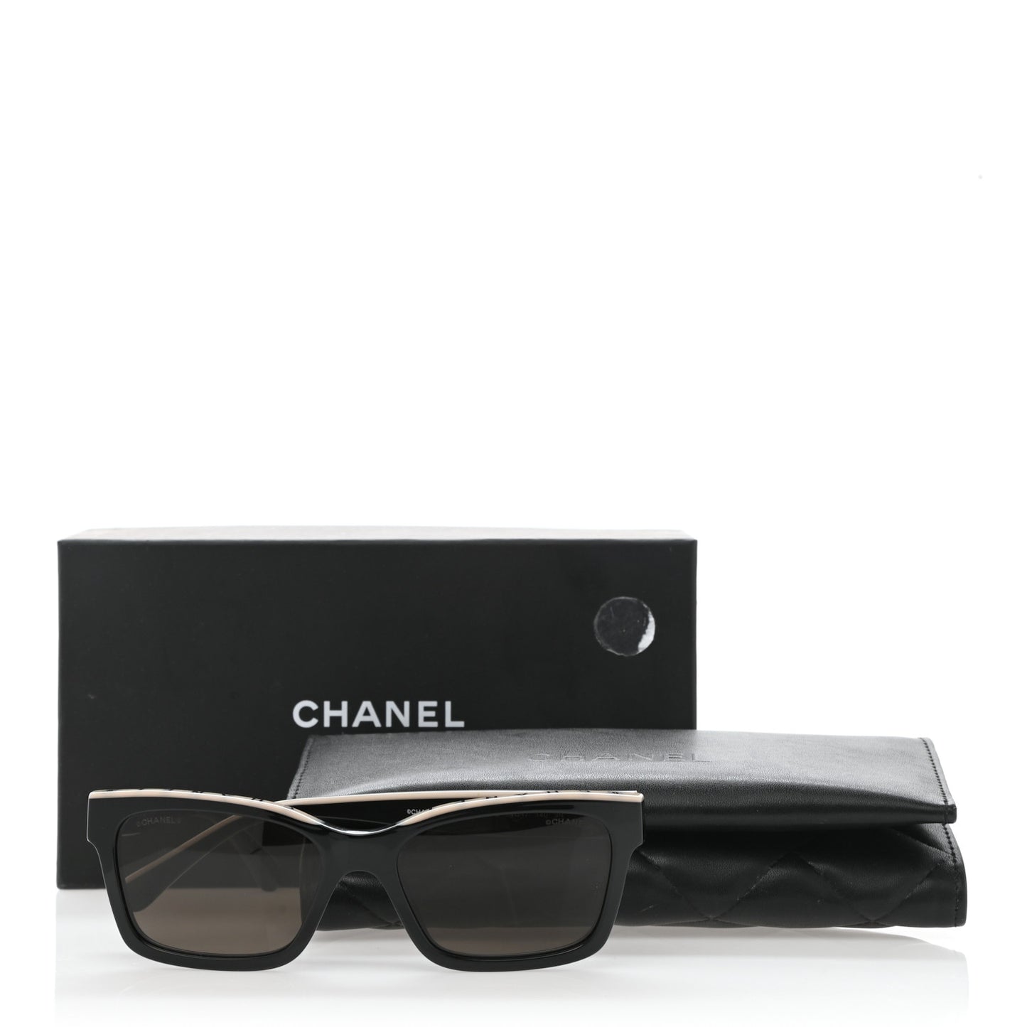 Acetate Square Sunglasses 5417 Black