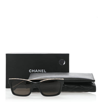 Chanel Acetate Square Sunglasses 5417 Black 9 of 9