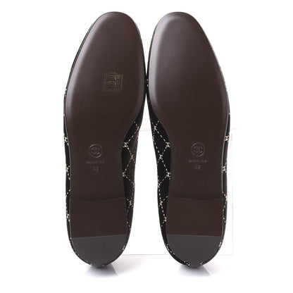 Chanel Velvet Moccasin Loafers 42 Brown 5 of 9