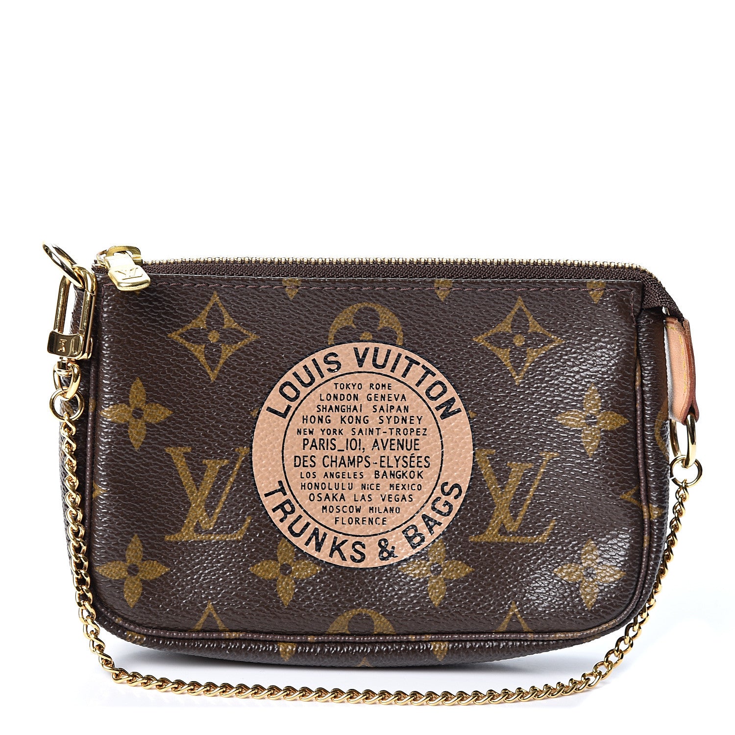 Louis Vuitton Monogram Complice Trunks and Bags Mini Pochette Accessories Beige 1 of 9