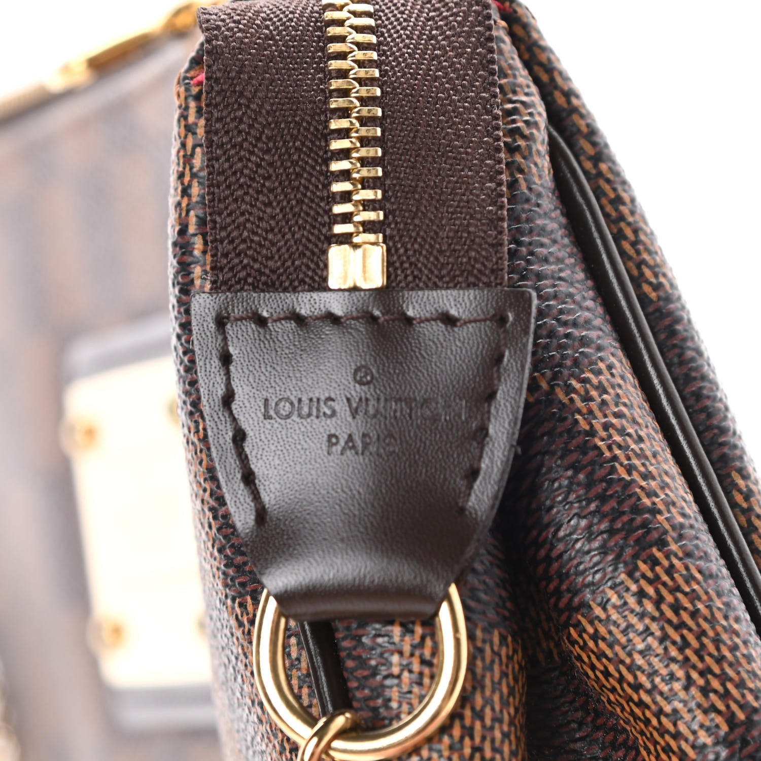 Louis Vuitton Damier Ebene Eva Clutch 6 of 10