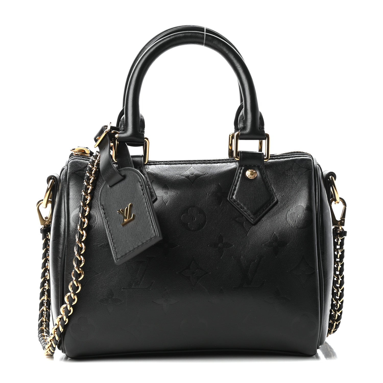Louis Vuitton Monogram Ink Speedy BB Black 1 of 9