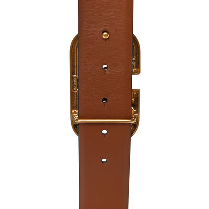 Valentino Garavani Glossy Calfskin VLogo Reversible Belt 75 30 Black Brown 7 of 9
