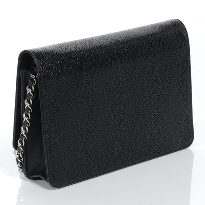 Chanel Caviar Wallet on Chain WOC Black 3 of 9