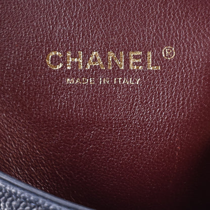 Chanel Caviar Quilted Medium CC Filigree Flap Navy 6 of 10
