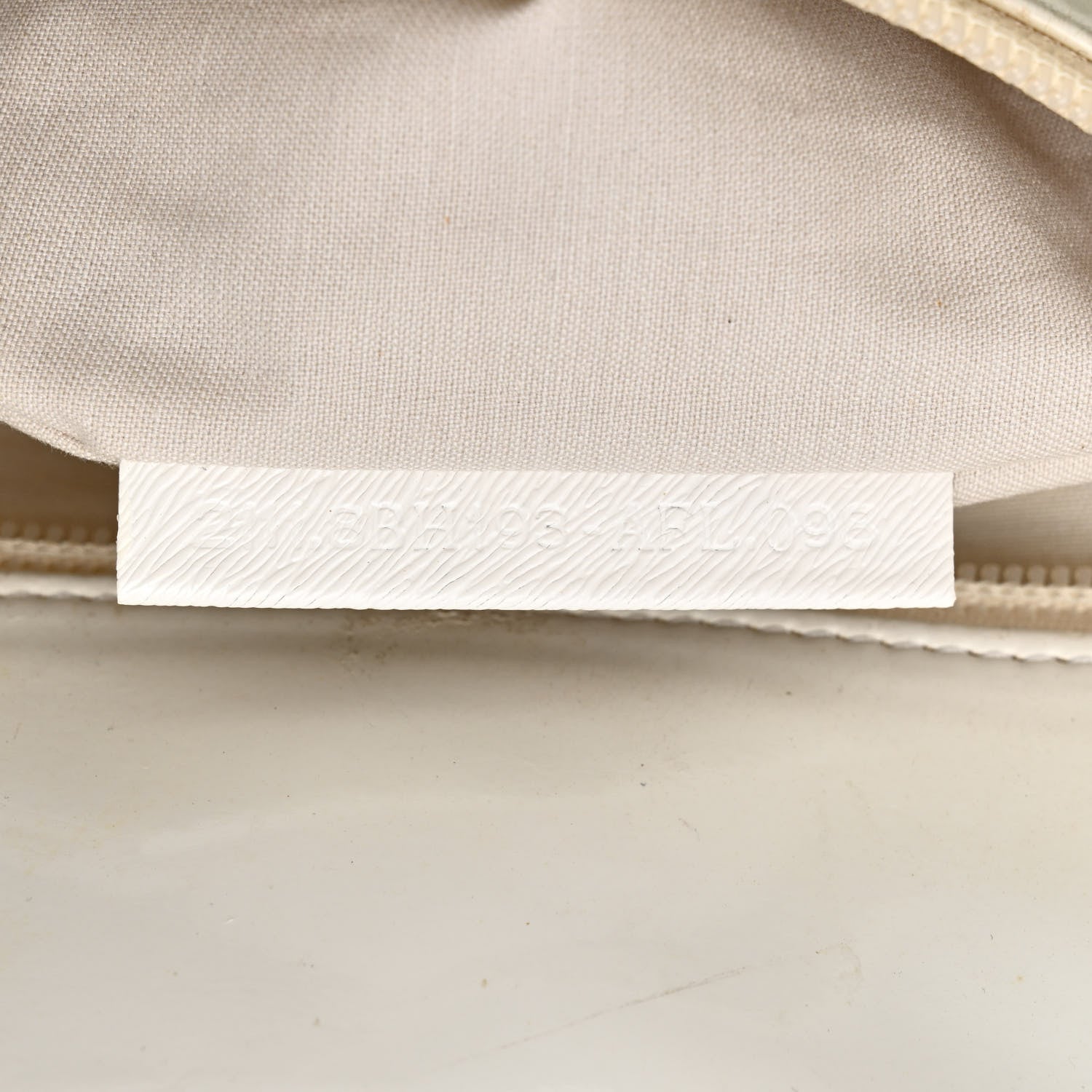 Fendi Calfskin Canvas Basket Sea Medium Tote White Blue 7 of 26