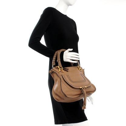 Chloe Calfskin Medium Marcie Satchel Nut 3 of 9