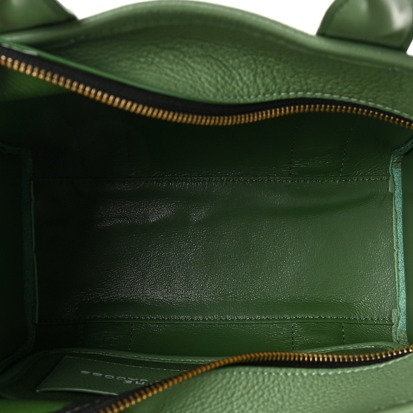 Grained Calfskin Small The Tote Bag Aspen Green