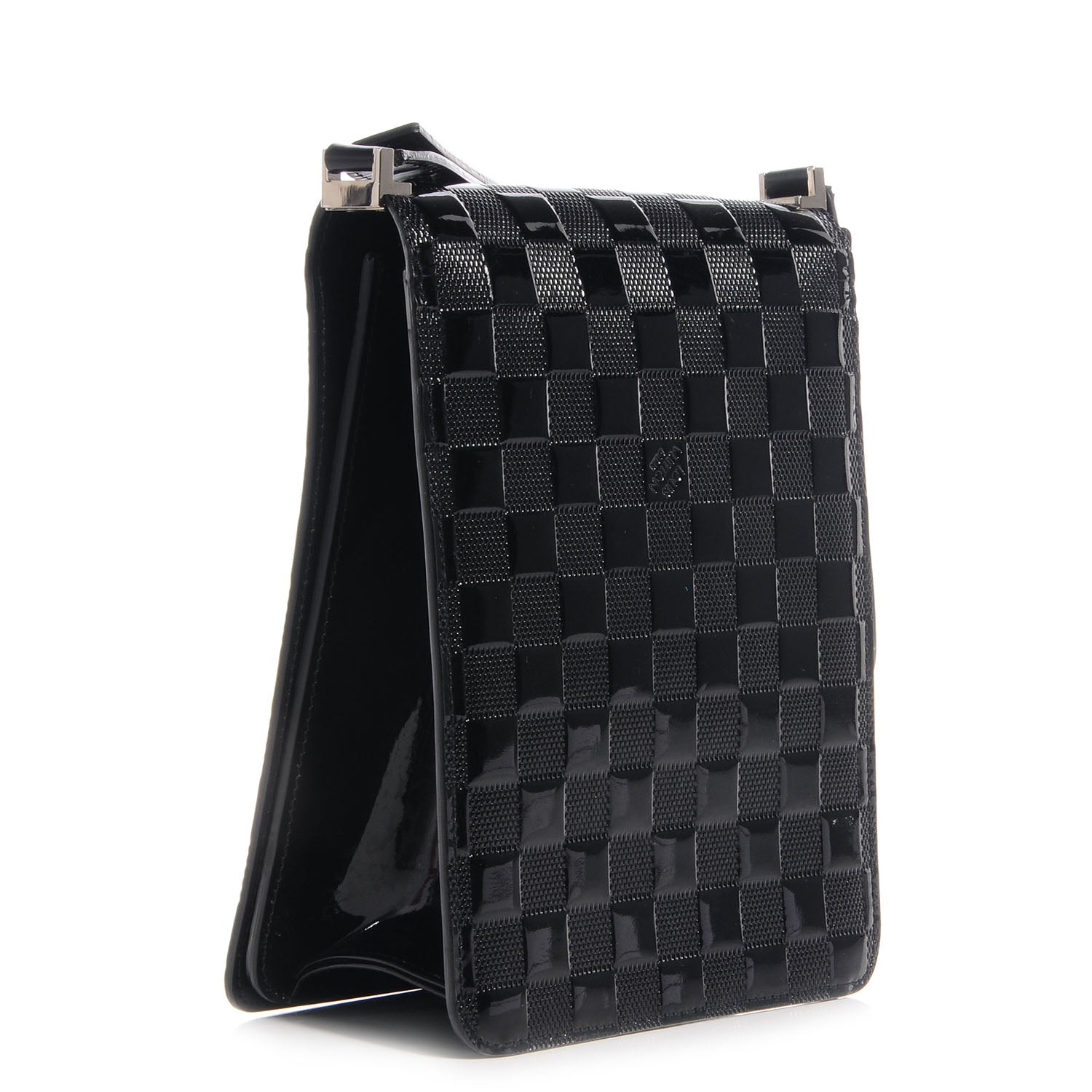 Louis Vuitton Damier Vernis Club Bag Black 2 of 10