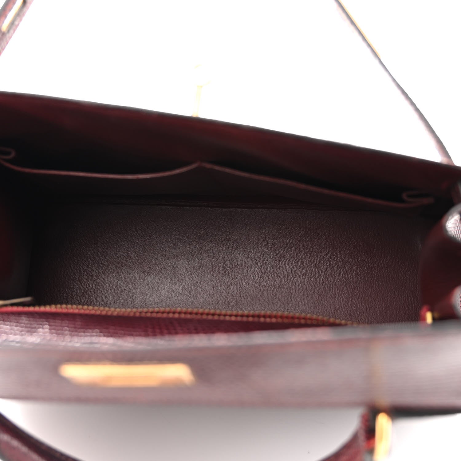 Hermes Lizard Kelly Sellier 28 Rouge H 5 of 15