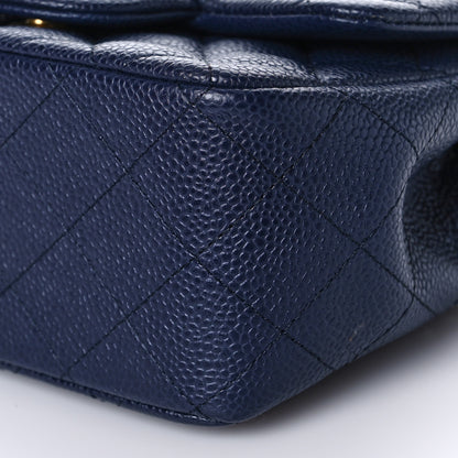 Chanel Caviar Quilted Mini Square Flap Navy 9 of 10