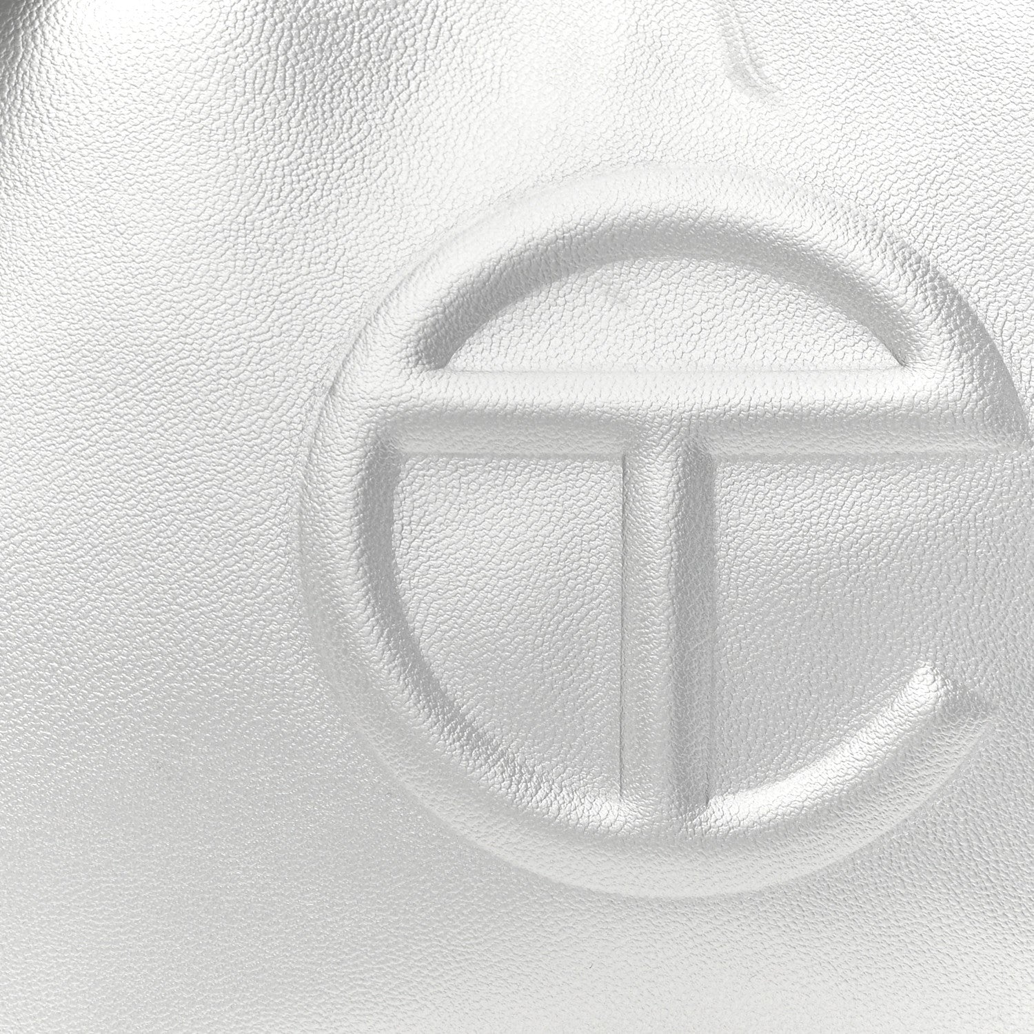 Telfar Metallic Vegan Leather Small Shopping Bag Silver 7 of 13