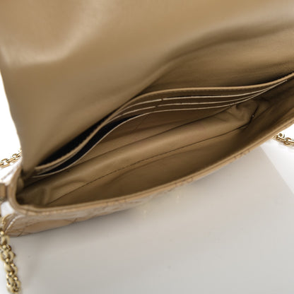 Christian Dior Patent Cannage New Lock Pouch Beige 5 of 10