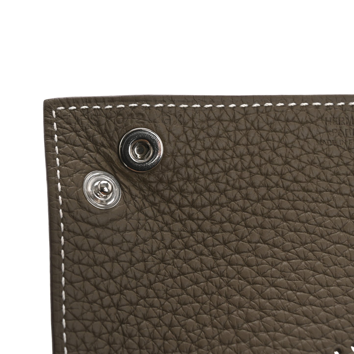 Taurillon Clemence Mini Mises et Relances Change Tray Etoupe