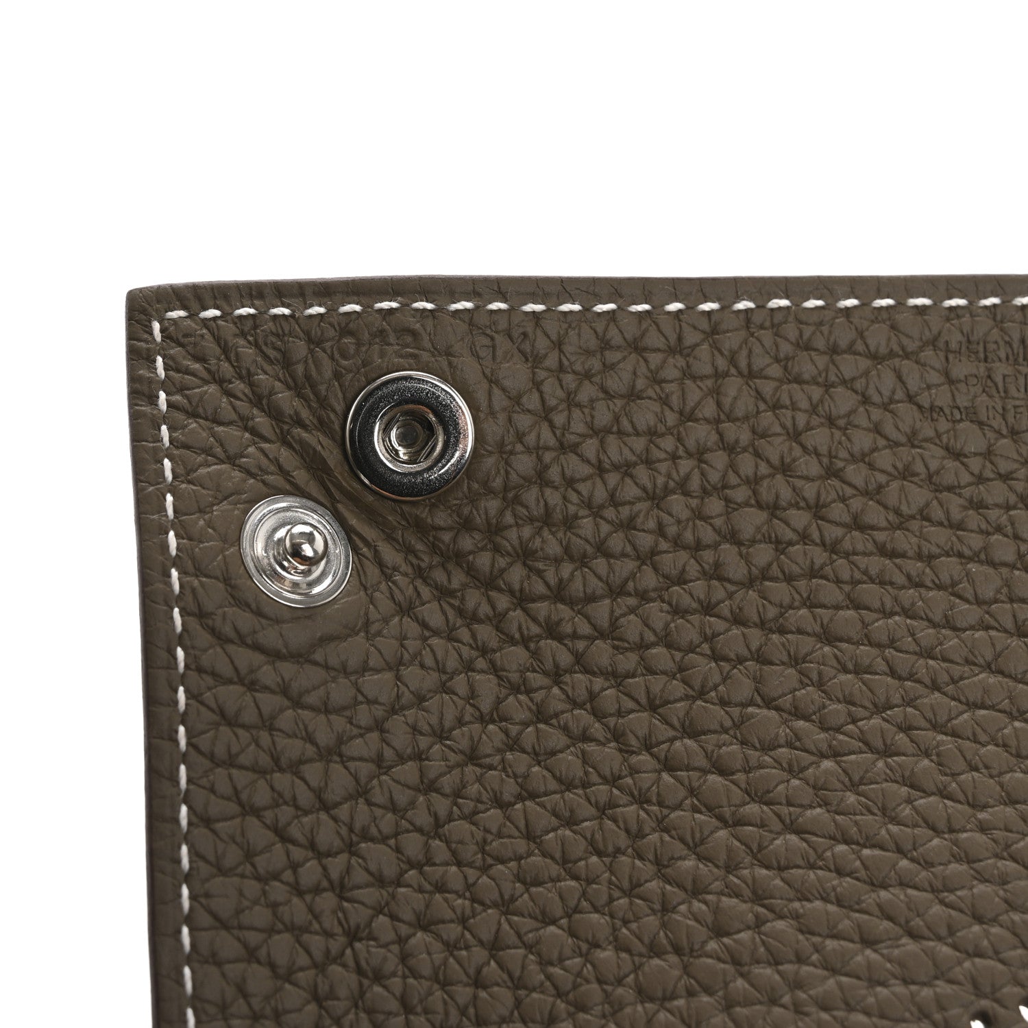 Hermes Taurillon Clemence Mini Mises et Relances Change Tray Etoupe 7 of 7