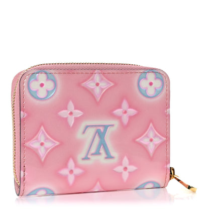 Louis Vuitton Vernis Valentine Zippy Coin Purse Light Pink Neon 3 of 8
