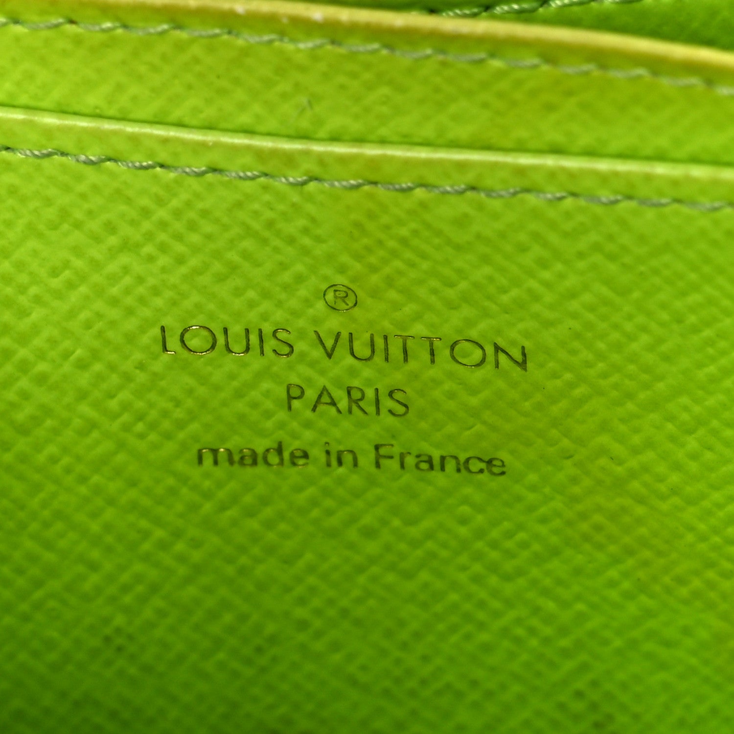 Louis Vuitton Monogram Graffiti Zippy Coin Purse Wallet Green 6 of 10