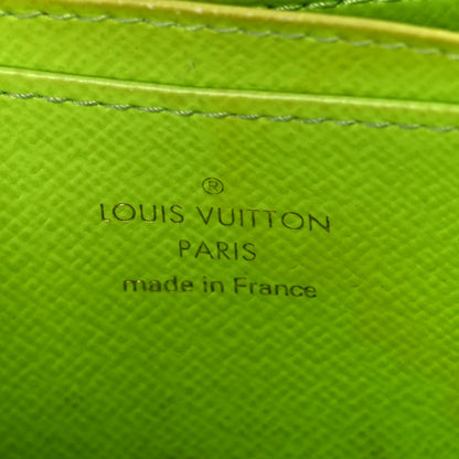 Louis Vuitton Monogram Graffiti Zippy Coin Purse Wallet Green 6 of 10