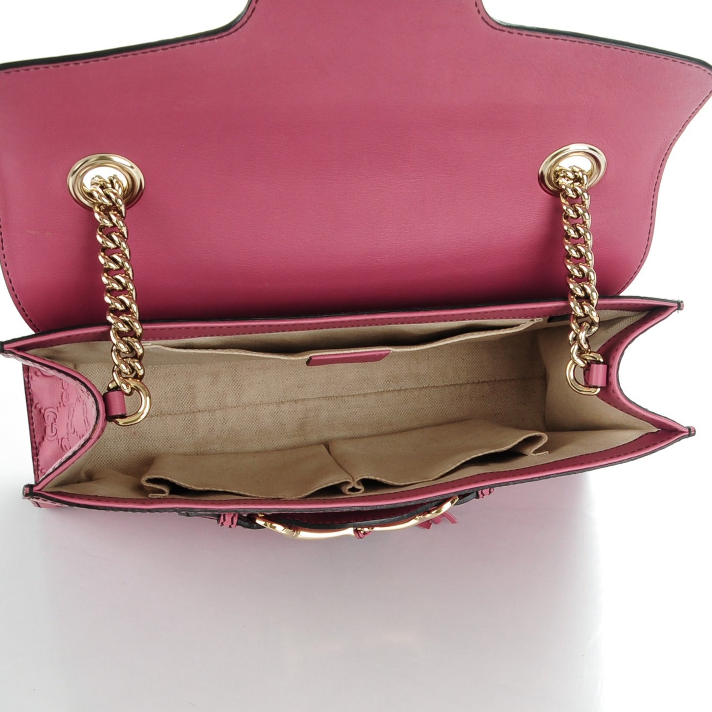 Guccissima Medium Emily Chain Shoulder Bag Peonia Flower