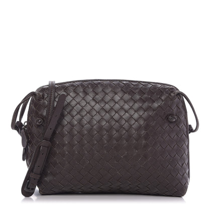 Bottega Veneta Nappa Intrecciato Pillow Crossbody Messenger Ebano 1 of 9