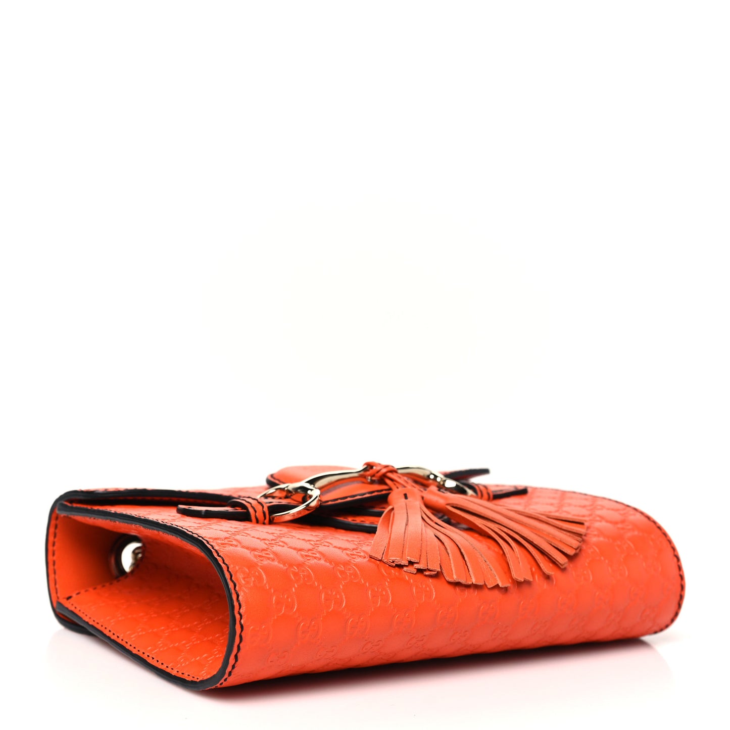 Soft Microguccissima Mini Emily Chain Shoulder Bag Sun Orange