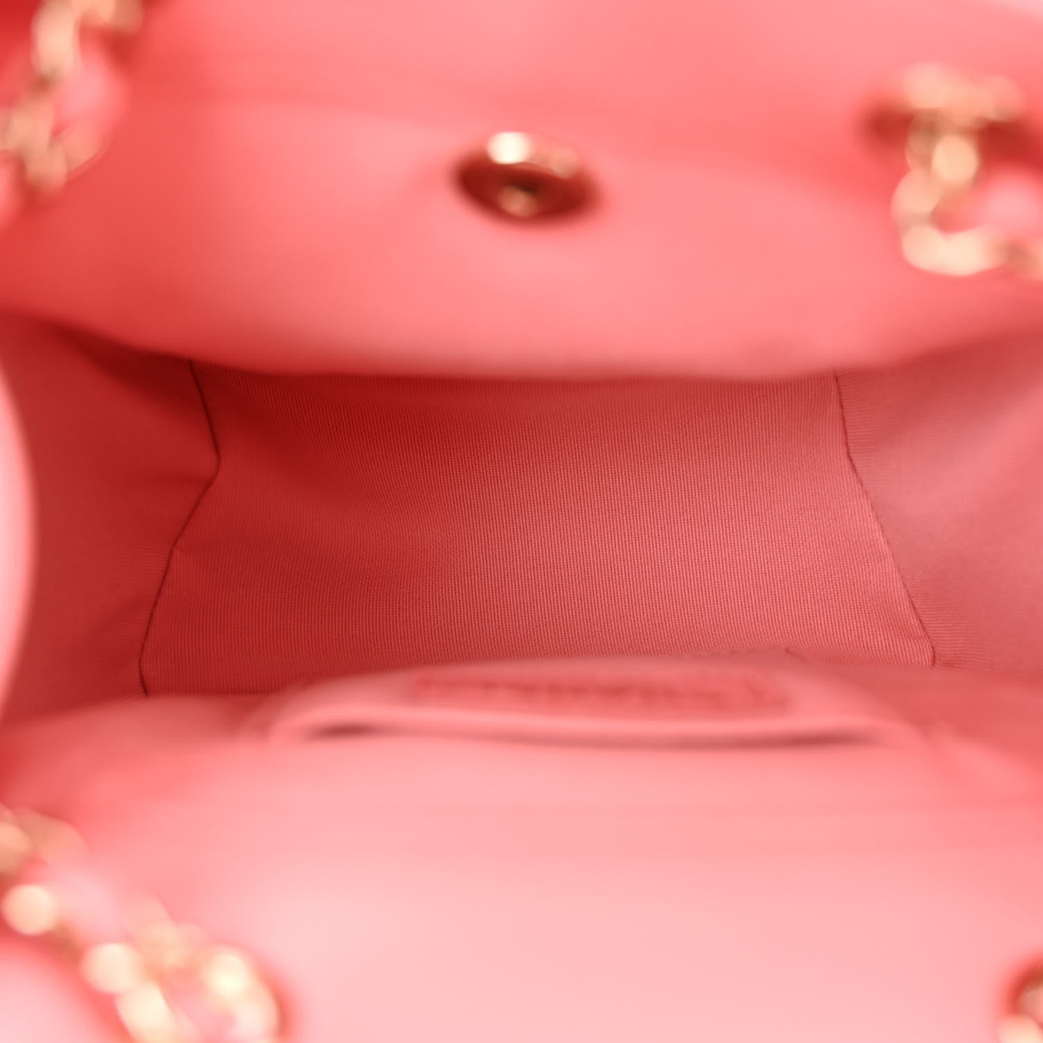 Chanel Shiny Caviar Quilted Small Pockets Drawstring Backpack Pink 5 of 11