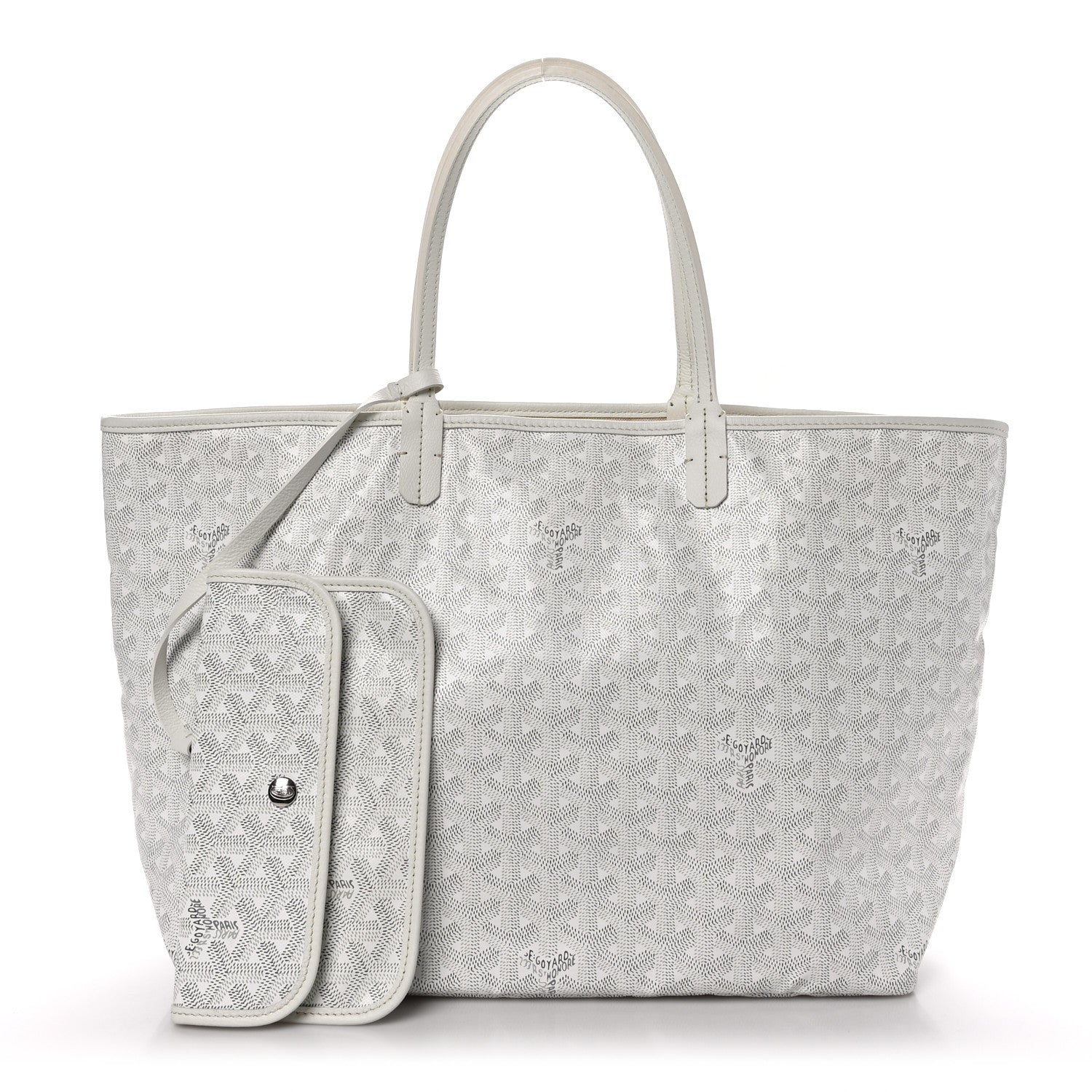 Goyard Goyardine Saint Louis PM White 3 of 11