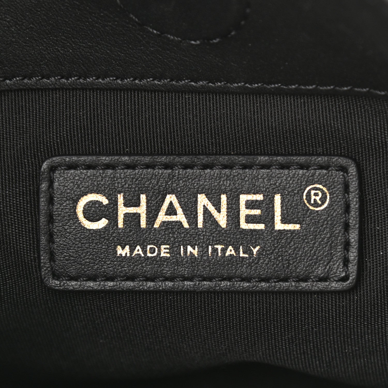 Chanel Calfskin Quilted Small Chain Flat Tote Black 6 of 13