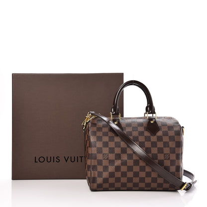 Louis Vuitton Damier Ebene Speedy Bandouliere 25 9 of 9