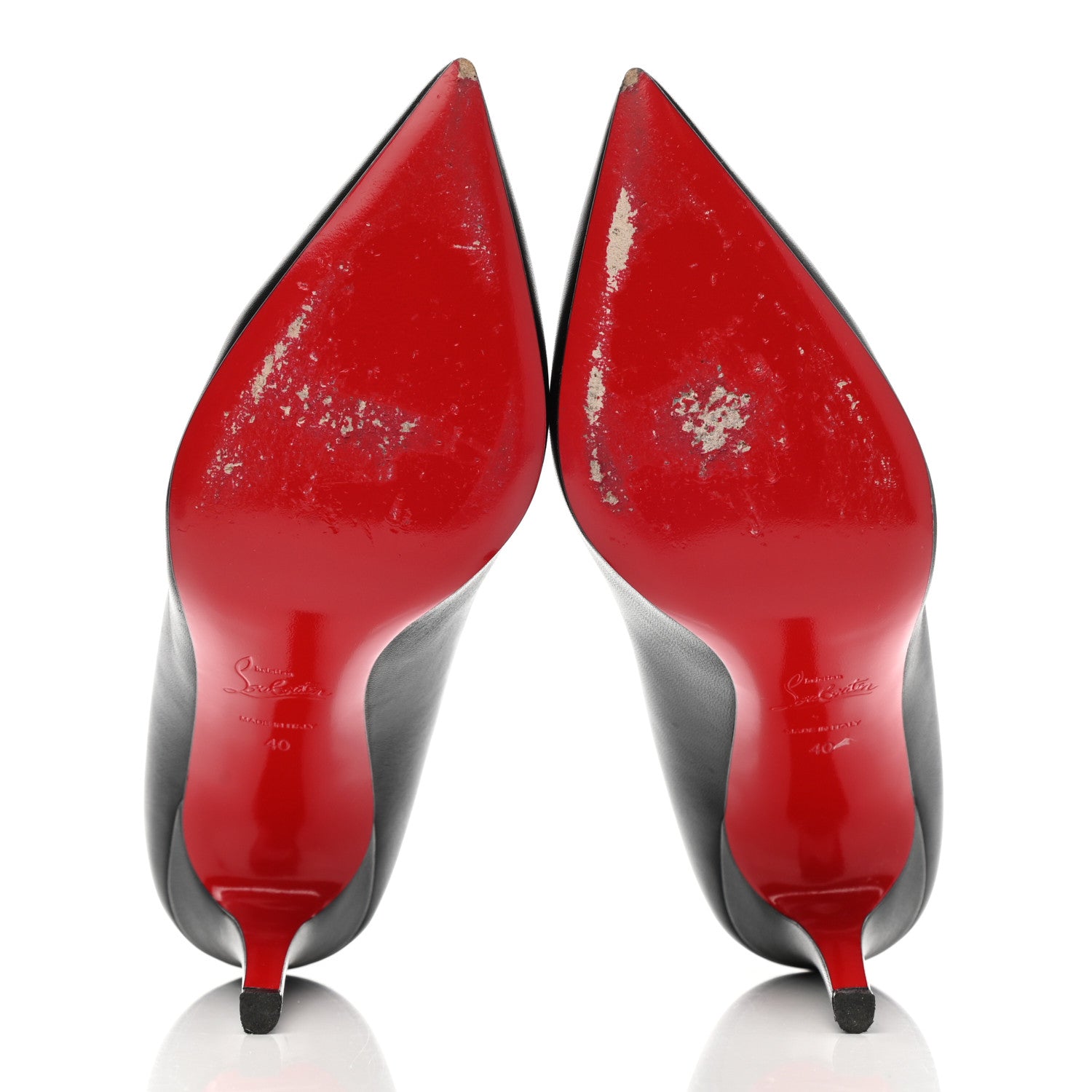 Christian Louboutin Shiny Nappa Pigalle Follies 100 Pumps 40 Black 5 of 11