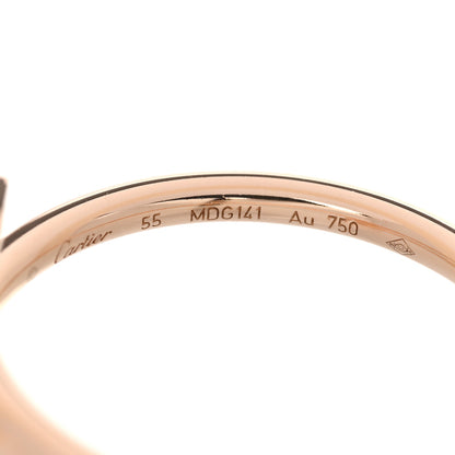 Cartier 18K Pink Gold Small Juste Un Clou Ring 55 7.25 5 of 5