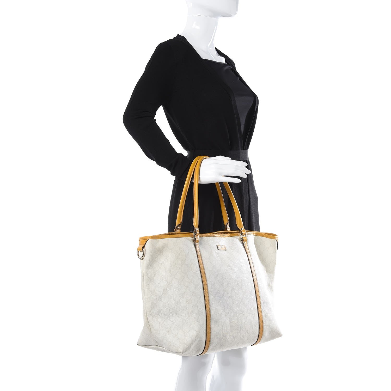 Gucci GG Monogram Plus Medium Joy Tote Yellow 2 of 21