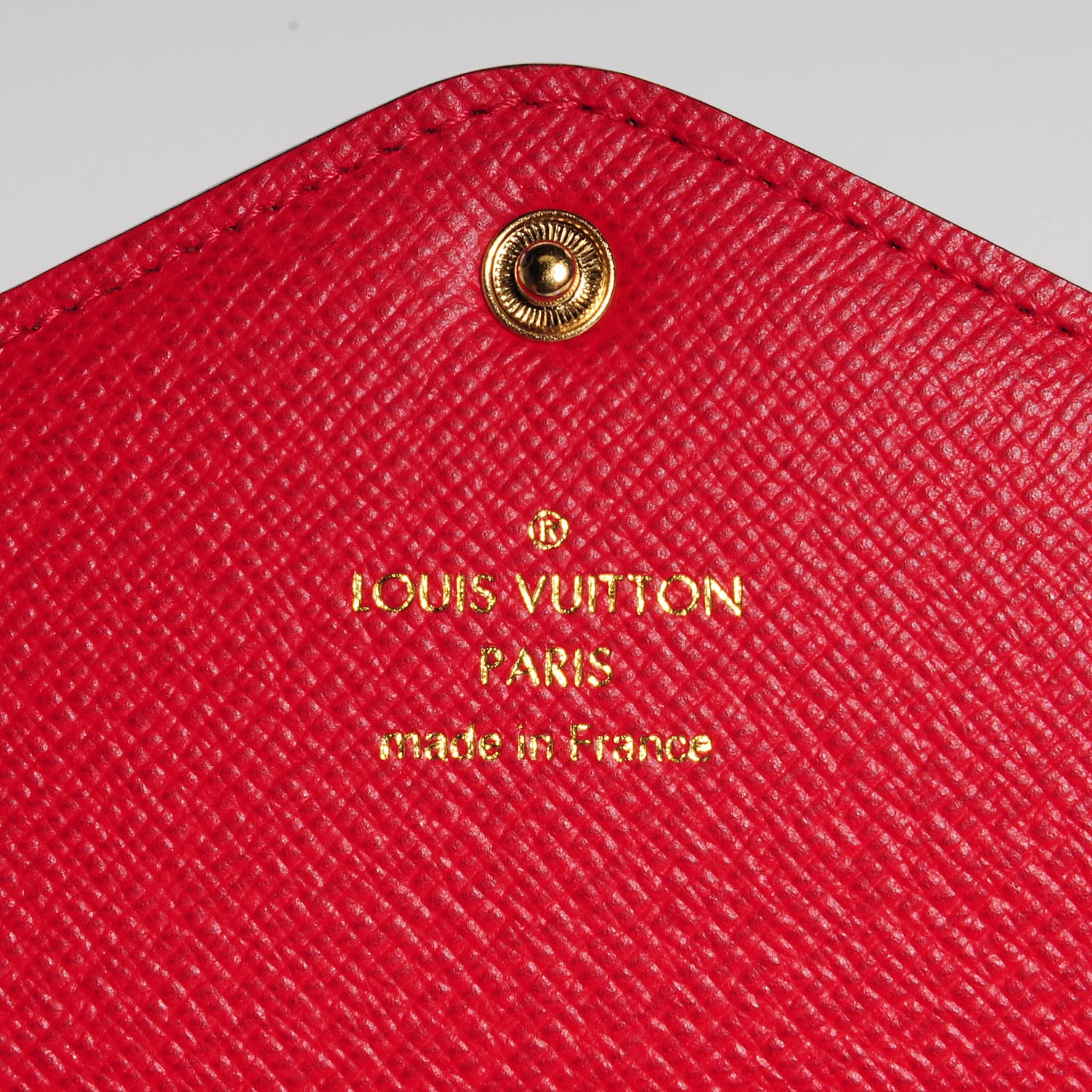 Louis Vuitton Damier Ebene Josephine Wallet Red 6 of 7