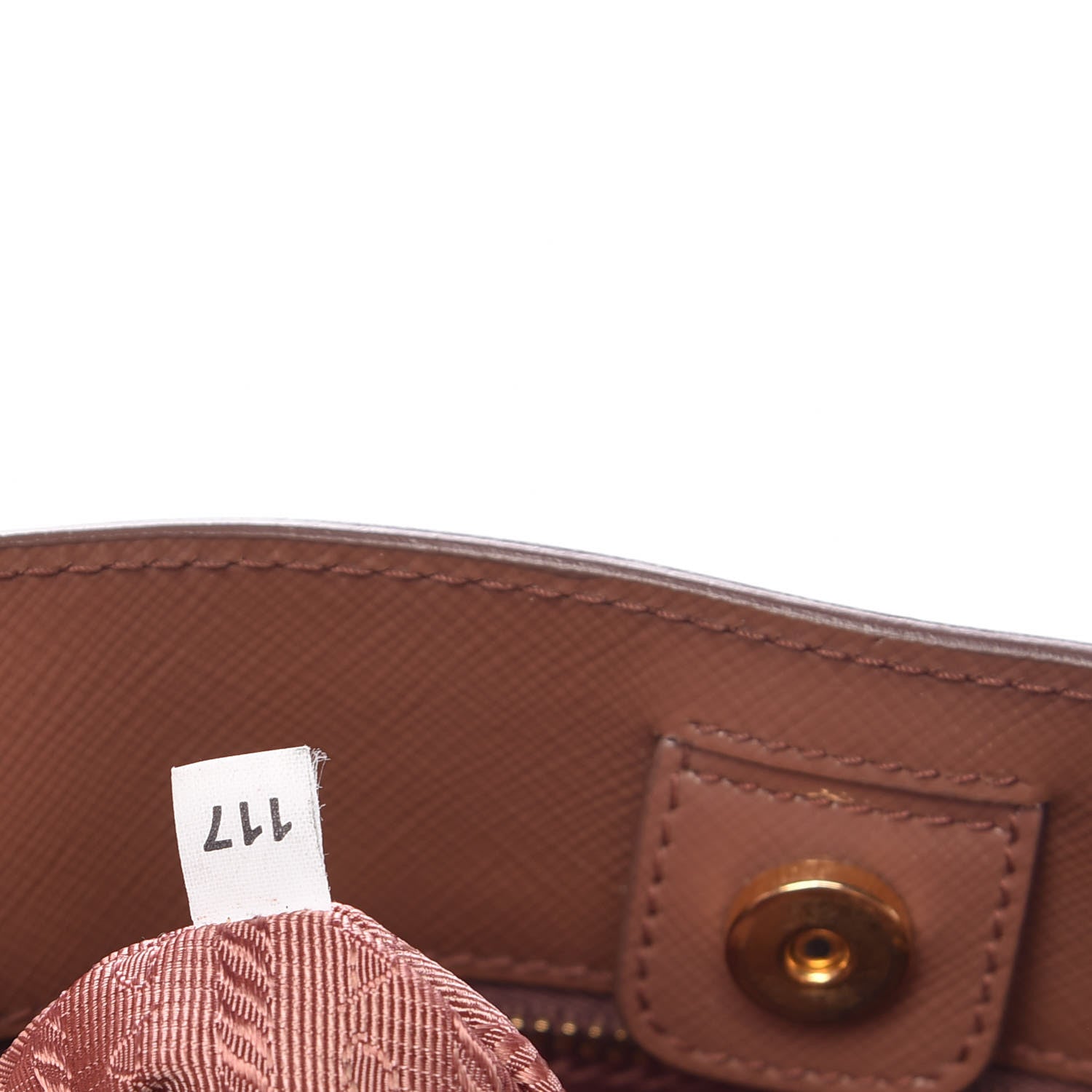 Prada Saffiano Vernice Large Tote Dark Rose 8 of 15