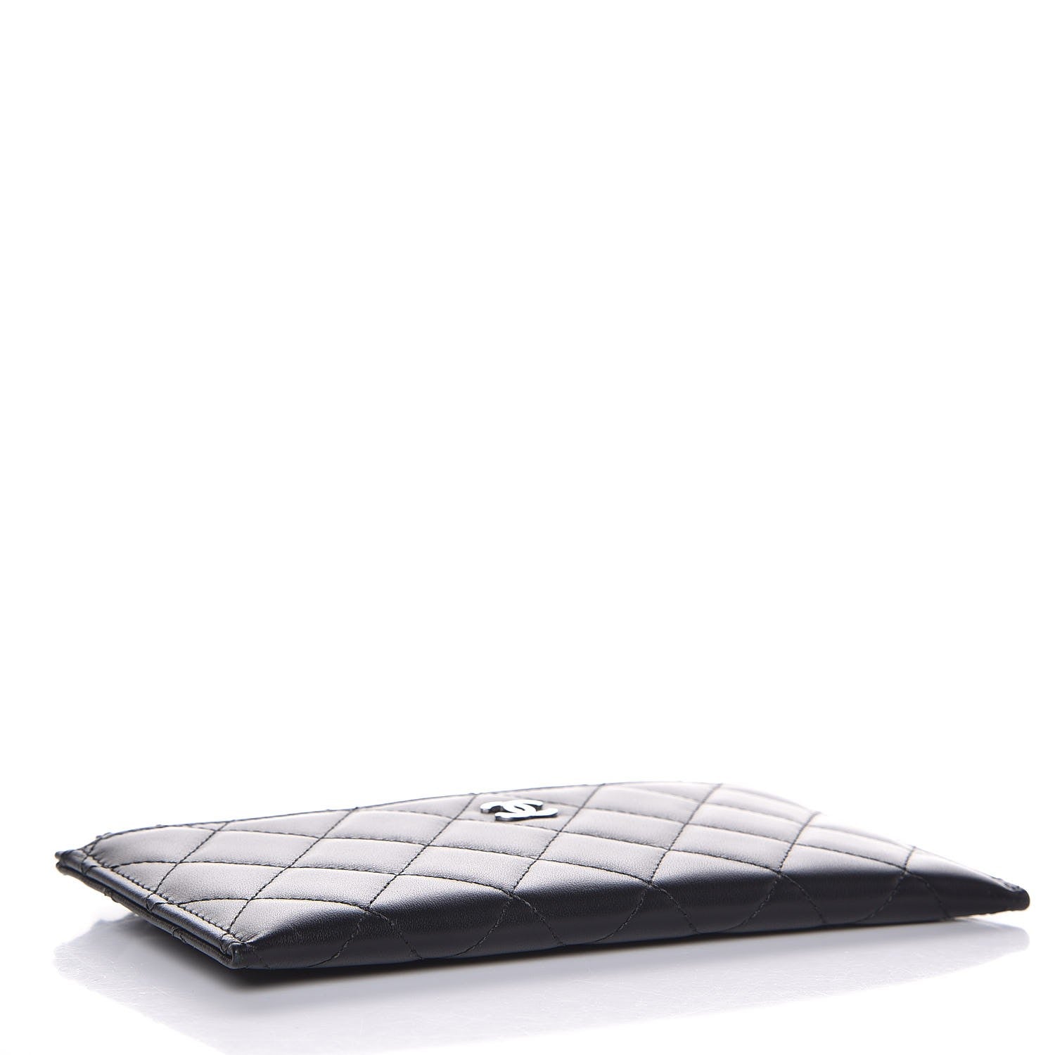 Chanel Lambskin Quilted Classic Zip Pouch Black 4 of 7