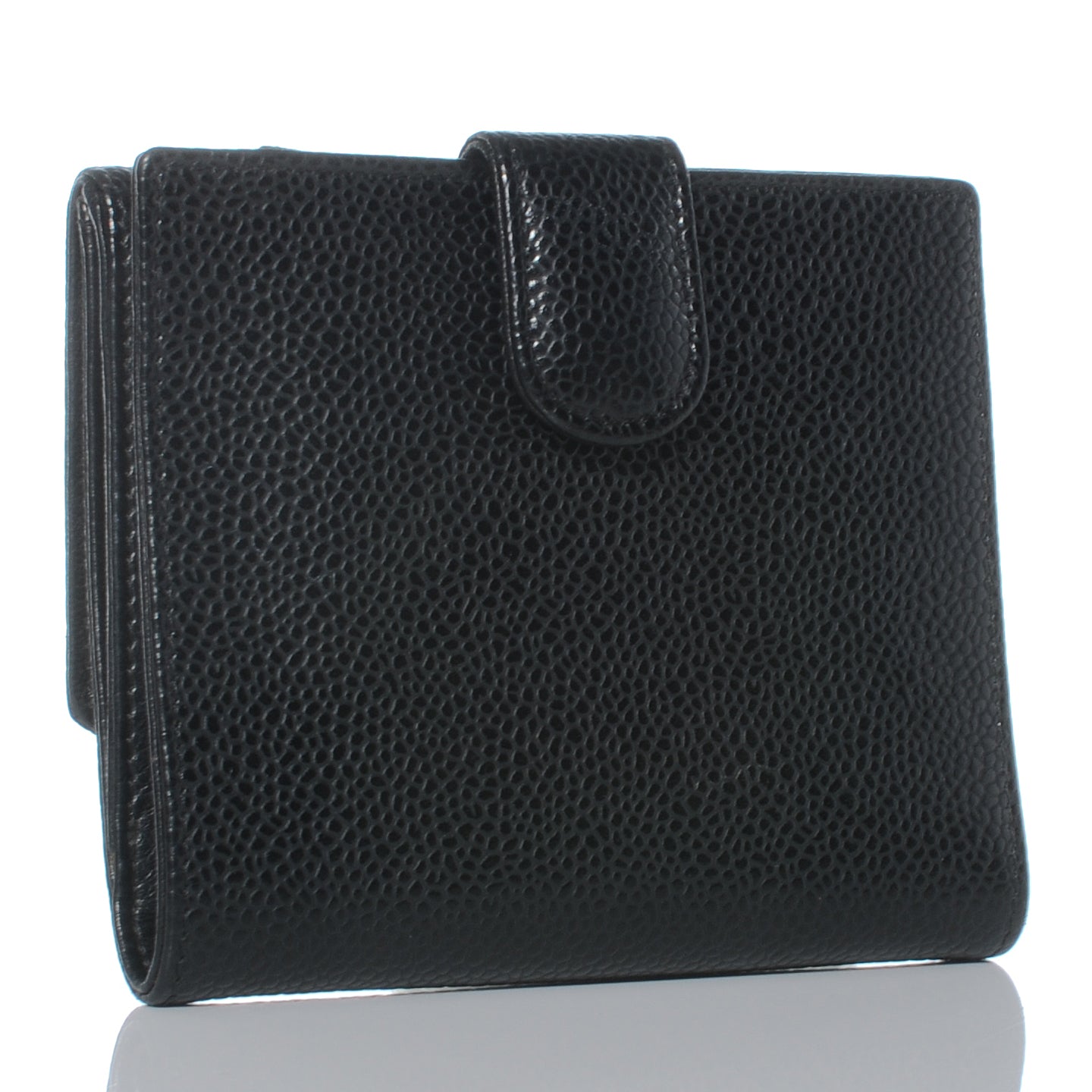 Caviar Compact CC Wallet Black