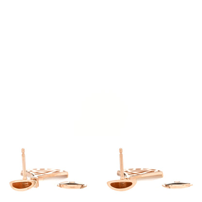 Bulgari 18K Rose Gold Diamond Mother of Pearl Divas' Dream Earrings 3 of 5