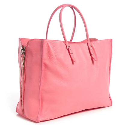 Balenciaga Veau Souple Papier A4 Zip Around Rose Flamingo 3 of 10