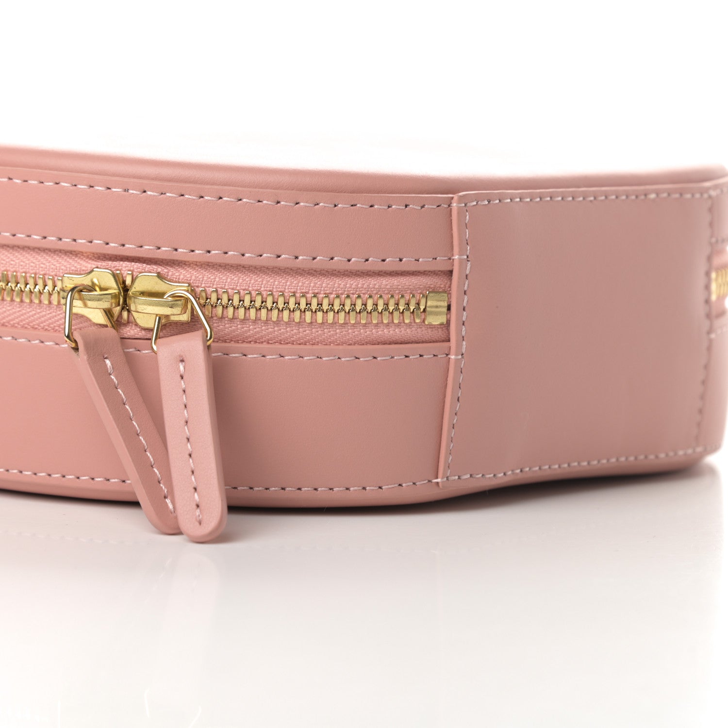 Mansur Gavriel Calfskin Circle Crossbody Bag Coral 8 of 11