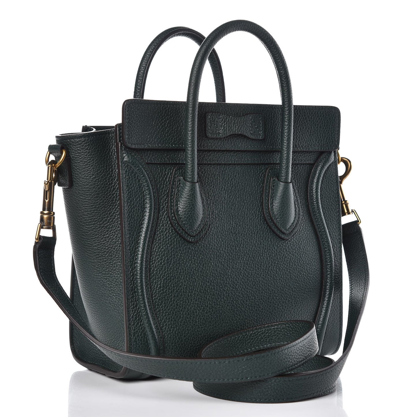 Drummed Calfskin Nano Luggage Amazone