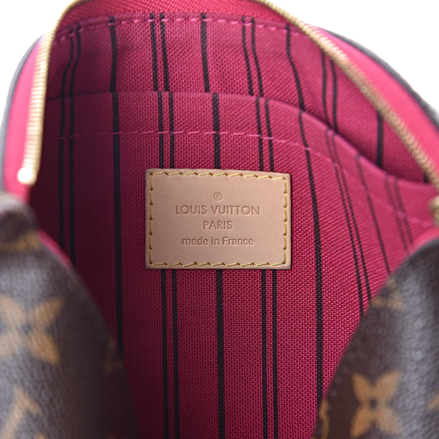 Louis Vuitton Monogram Neverfull MM GM Pochette Pivoine 6 of 7
