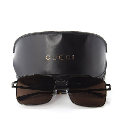 Gucci Square Aviator Sunglasses GG0610SK Tortoise 8 of 8