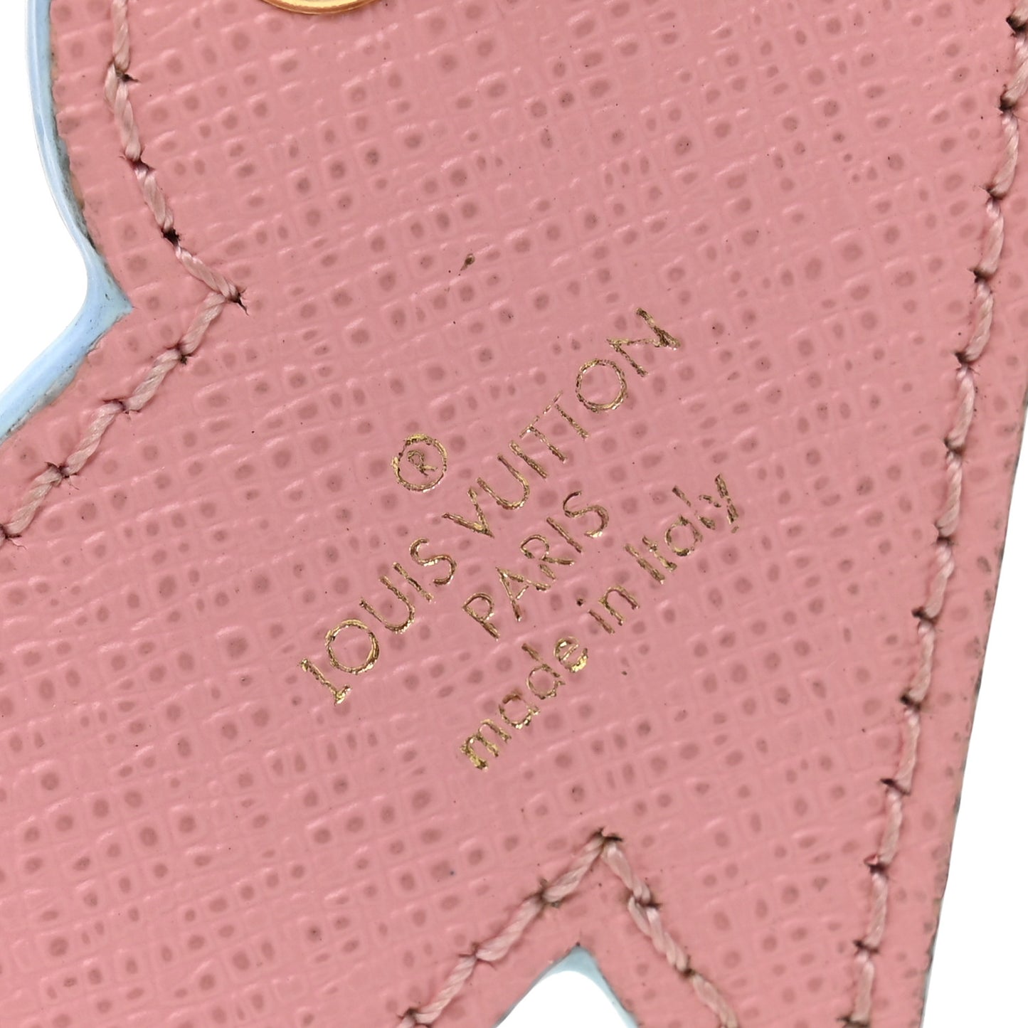 Calfskin Monogram Summer Feel Bag Charm Key Holder