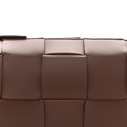 Bottega Veneta Lambskin Maxi Intrecciato Small Brick Cassette Bag Light Brown 8 of 10