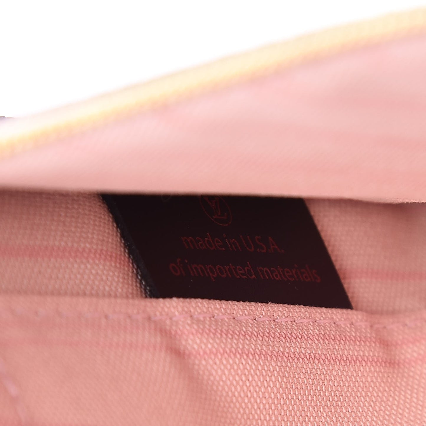 Damier Ebene Neverfull MM GM Pochette Rose Ballerine