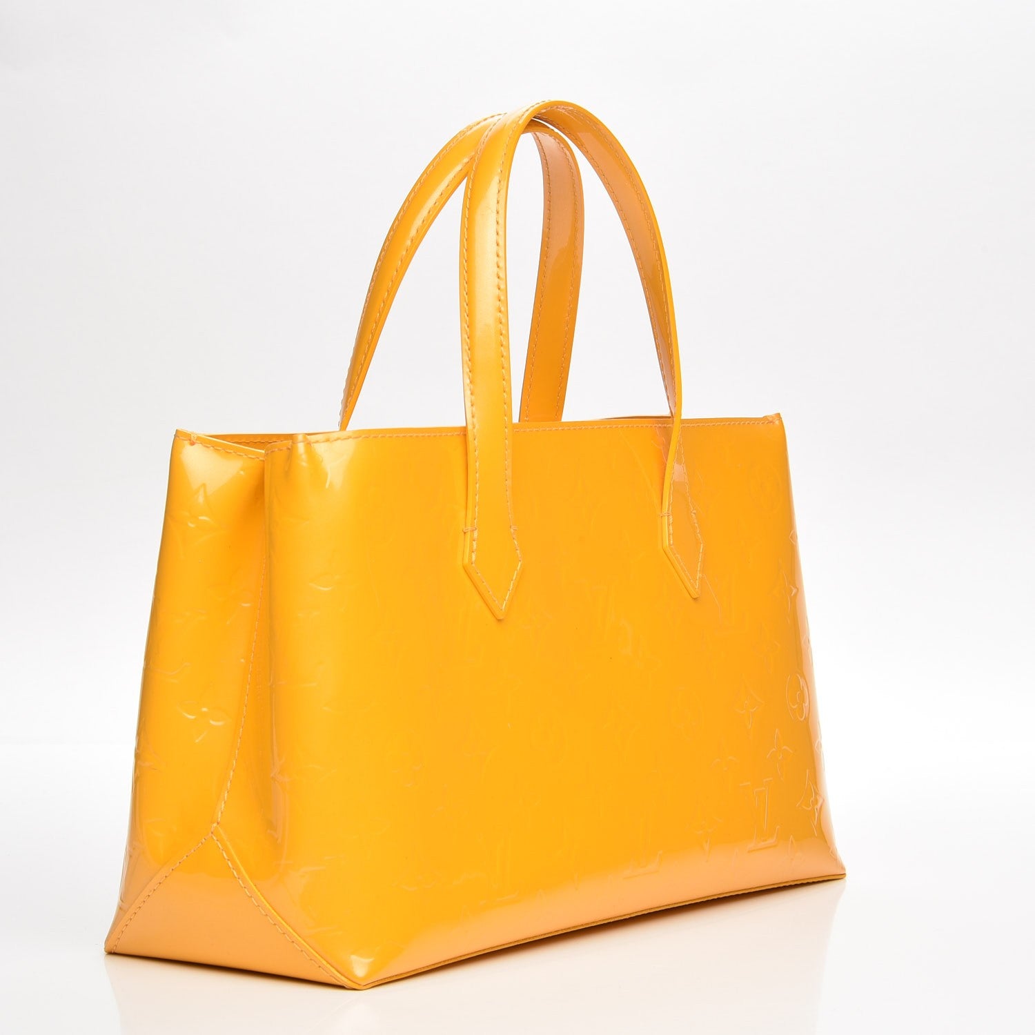 Louis Vuitton Vernis Wilshire PM Jaune Passion 3 of 10