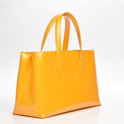 Louis Vuitton Vernis Wilshire PM Jaune Passion 3 of 10