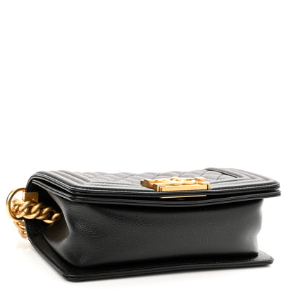 Chanel Caviar Quilted Small Boy Flap Black 4 of 10