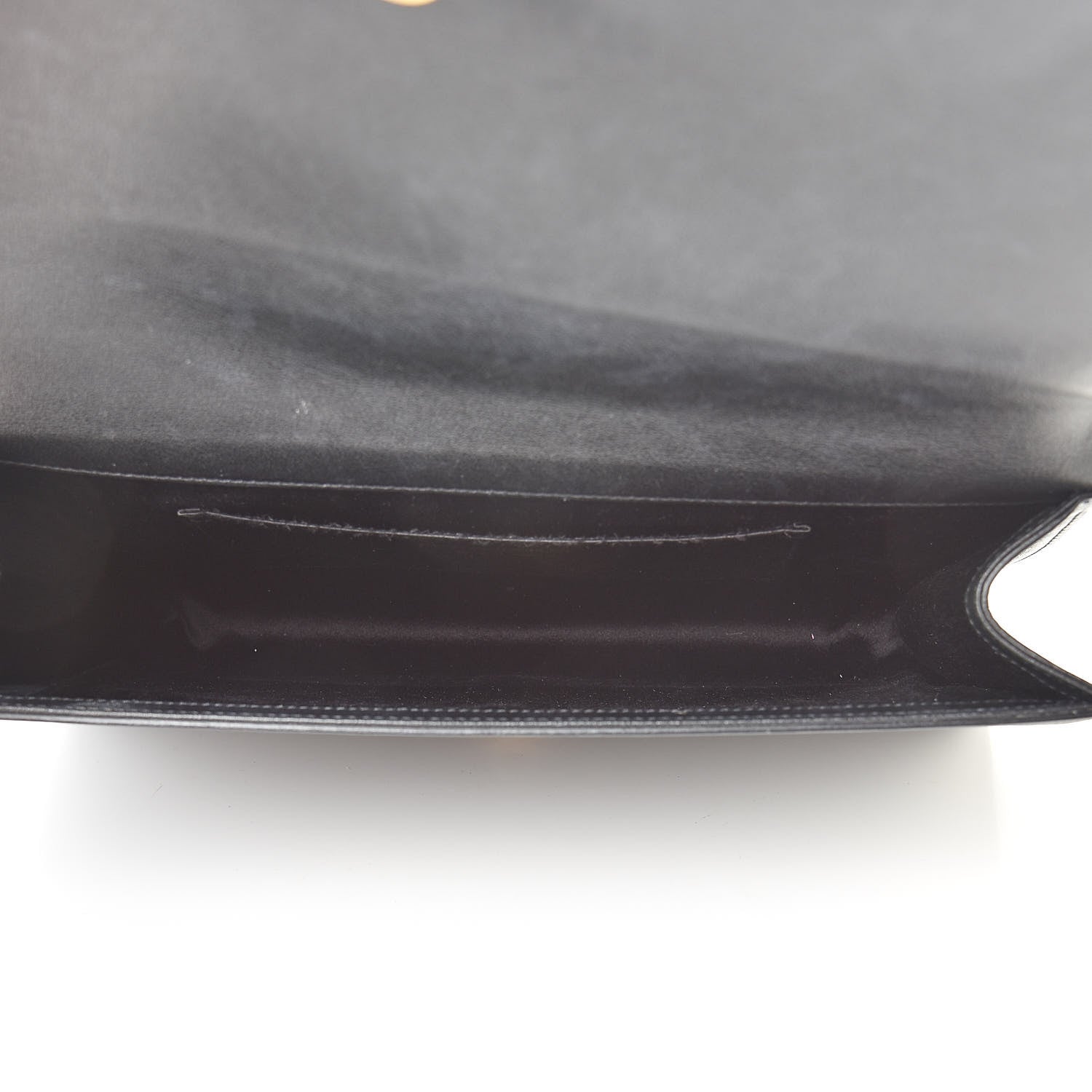 Saint Laurent Calfskin Monogram Large Belle De Jour Clutch Black 5 of 8