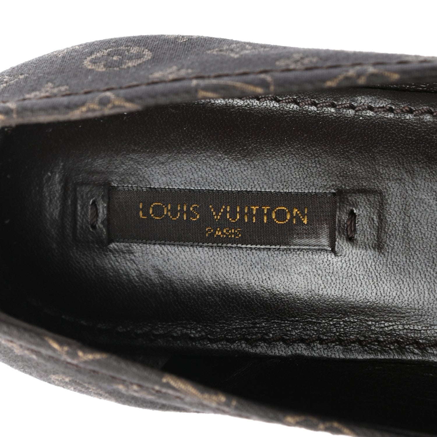 Louis Vuitton Mini Monogram Debbie Ballerina Flats 37.5 Fusain 8 of 11